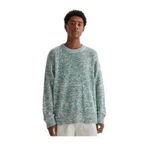 BDG Urban Outfitters Clark Crewneck Sweater Heather‎ Green White M